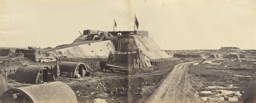 Interior of the 2nd North Fort after it's Surrender on 21 August, 1860, wherein 2,000 Prisoners were Taken by Felice Beato, photograph, 1860
