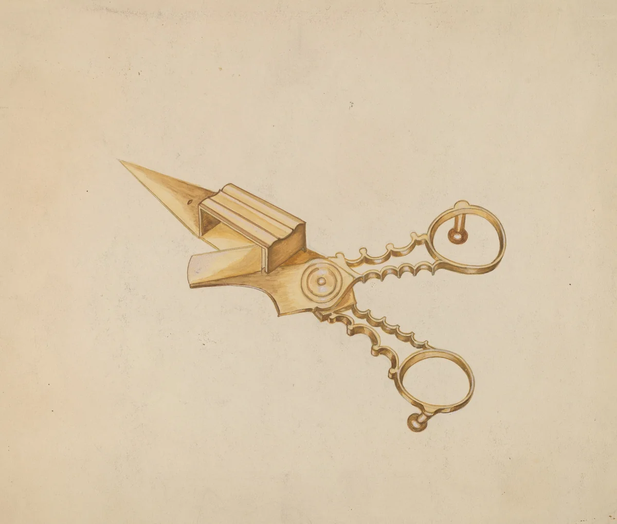 Snuffer by Hester Duany, index of american design, 1936