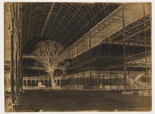 Crystal Palace, Hyde Park, Transept by Benjamin Brecknell Turner, photograph, 1852