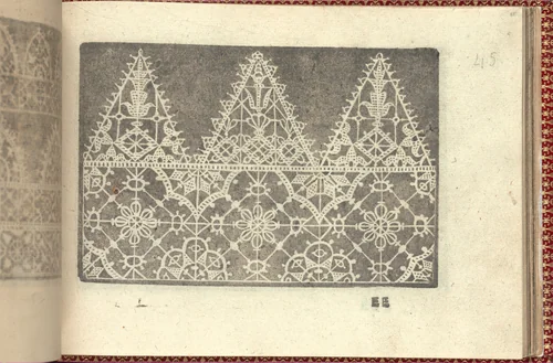 Corona delle Nobili et Virtuose Donne: Libro I-IV, page 45 (recto) by Cesare Vecellio, book, 1601