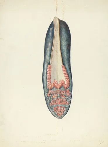 Evening Slipper by William Kieckhofel, index of american design, 1935-1942