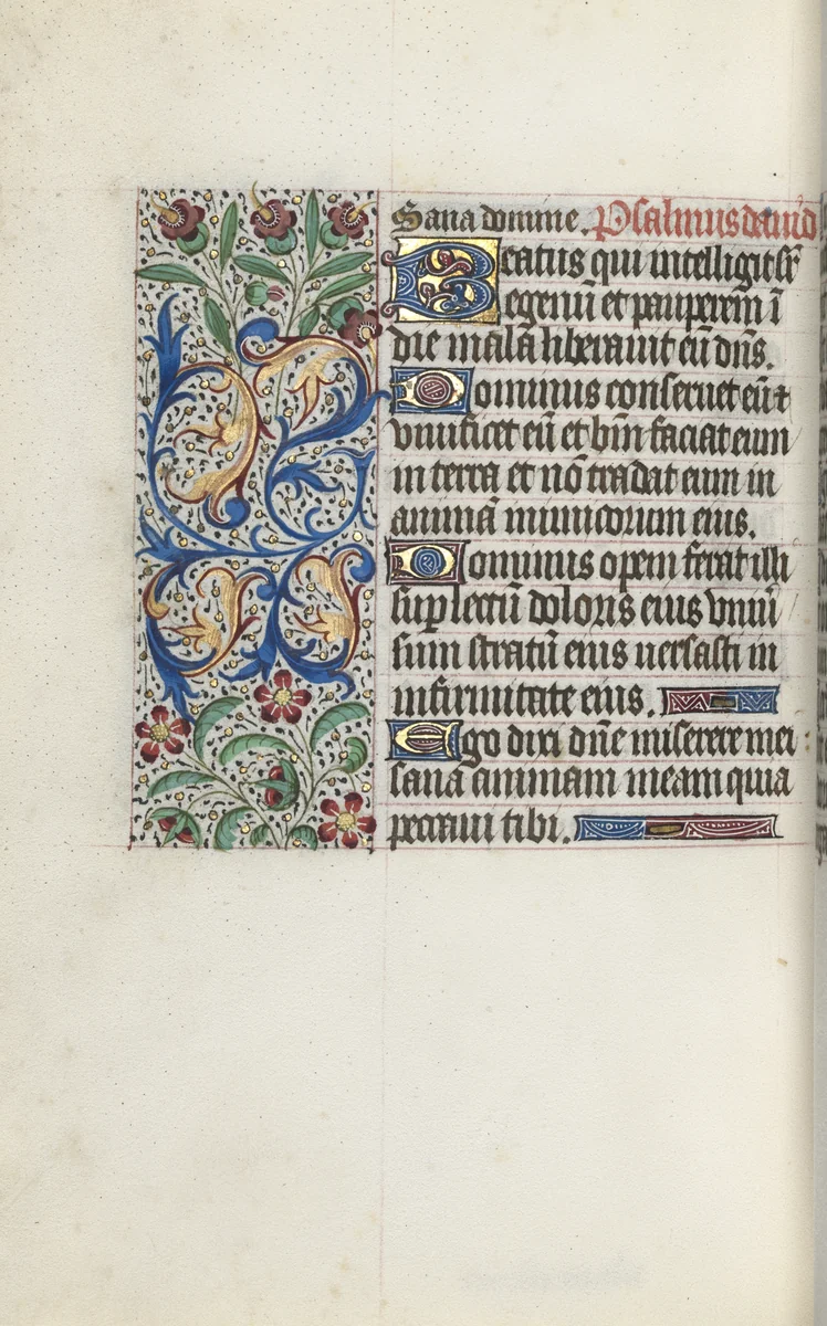 Book of Hours (Use of Rouen): fol. 127v by Master of the Geneva Latini, book, 1465-1475