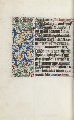 Book of Hours (Use of Rouen): fol. 127v by Master of the Geneva Latini, book, 1465-1475