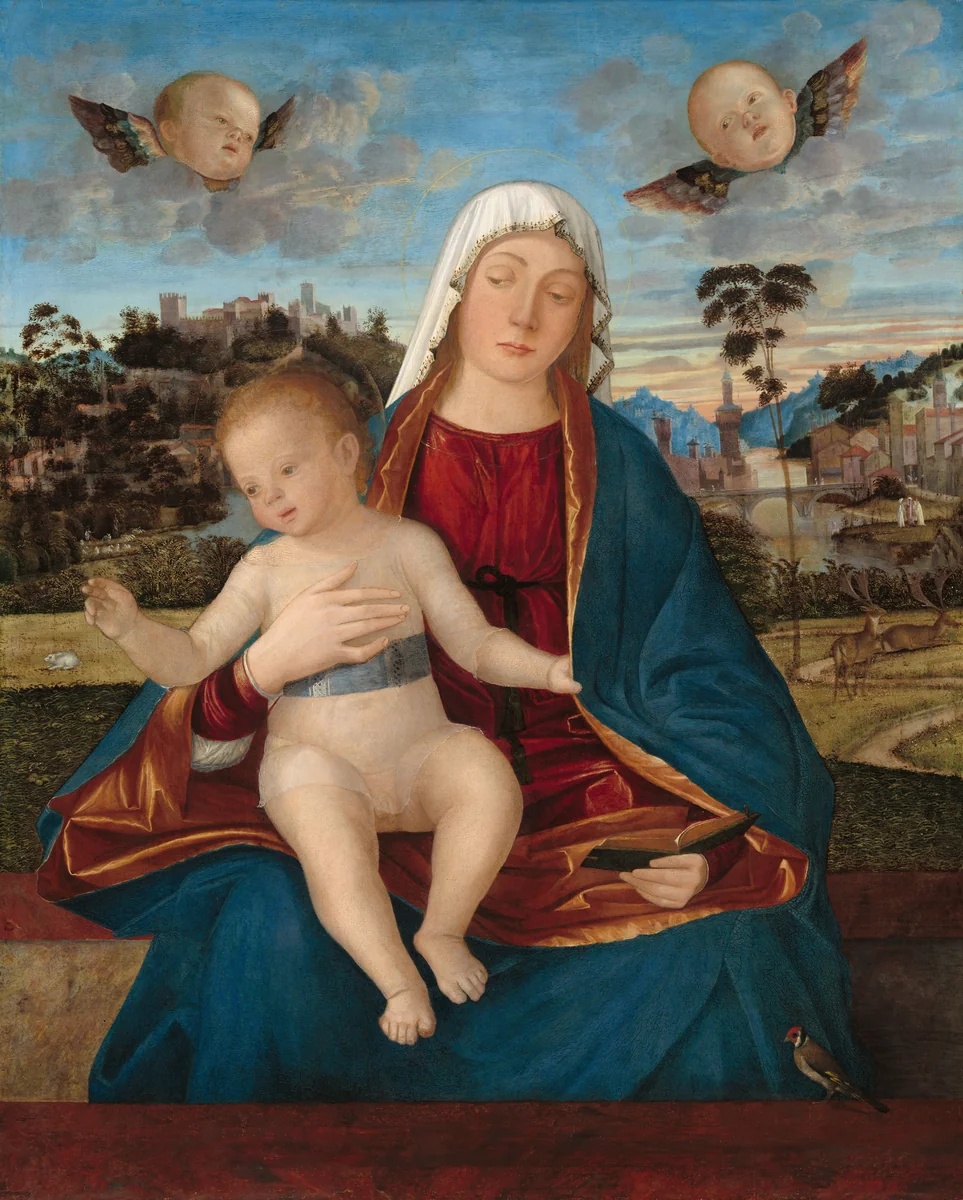 Madonna and Child by Vittore Carpaccio, painting, 1505-1510