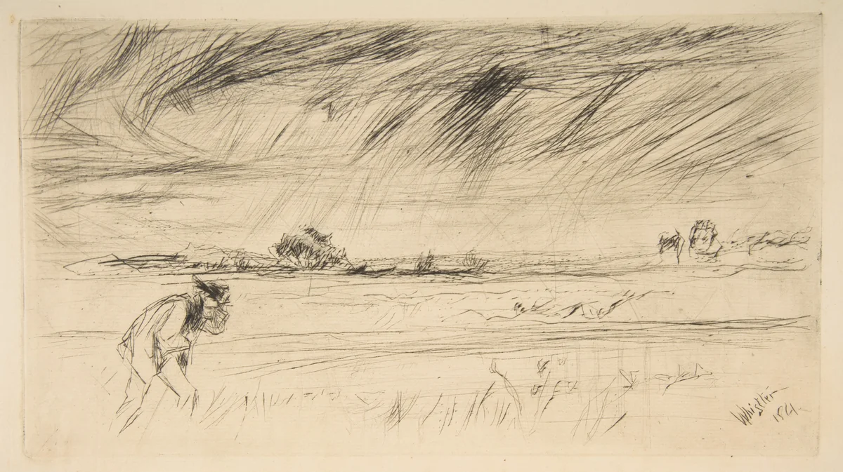 The Storm by James McNeill Whistler, print, 1861