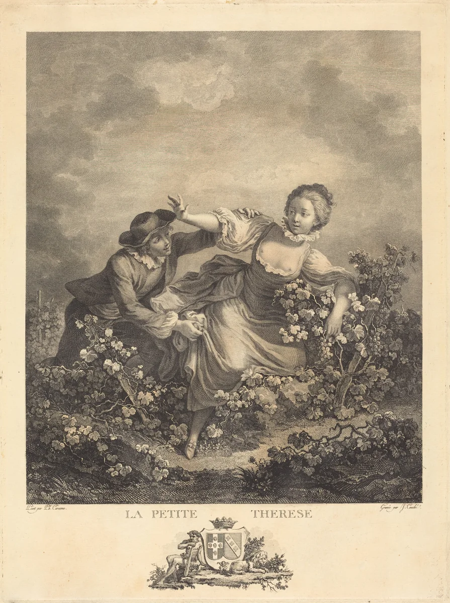 La Petite Thérèse by Jacques Couché, print, 1750-1802