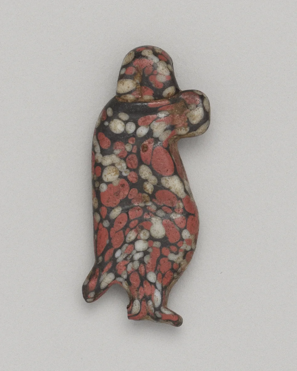 Amulet of Taweret by Egyptian, metalwork, -1336