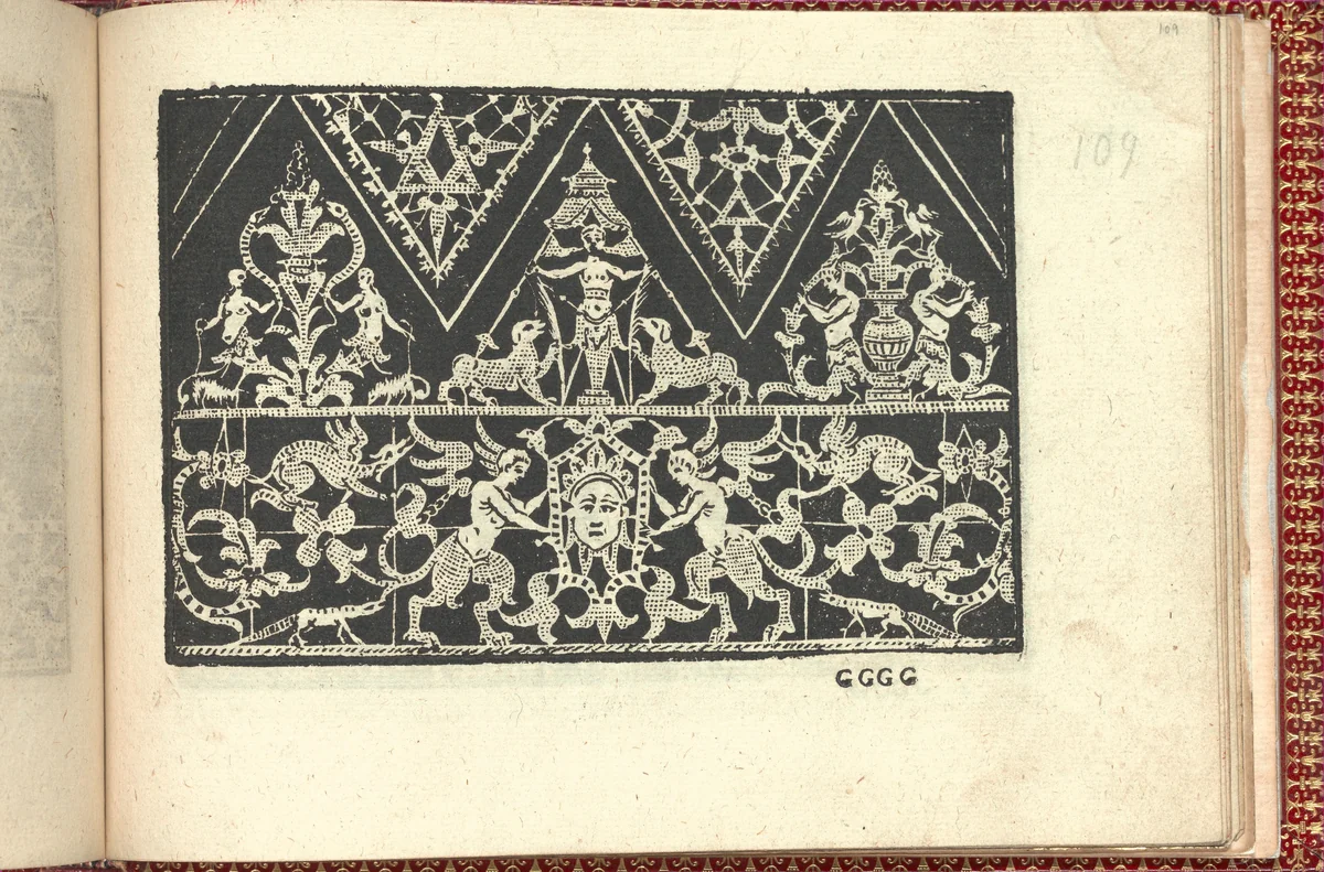 Corona delle Nobili et Virtuose Donne: Libro I-IV, page 109 (recto) by Cesare Vecellio, book, 1601