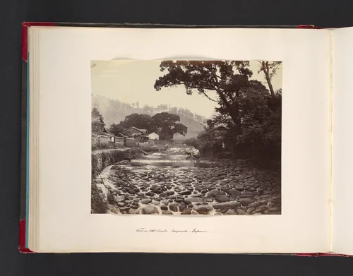 View on the Creek, Nagasaki, Japan by John Thomson, photograph, 1865