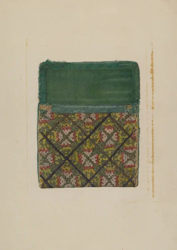 Purse by Marion Gaylord, index of american design, 1935-1942