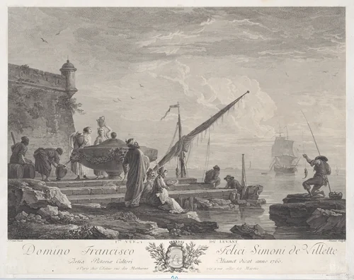 First View of the Levant by Joseph Vernet, print, 1755-1765