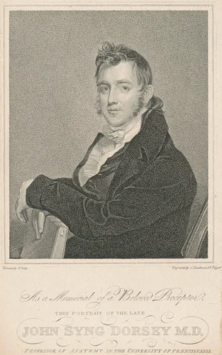 John Syng Dorsey, M.D. by Charles Goodman; Robert Piggot; Thomas Sully, print, 1819