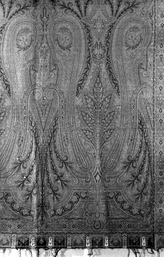 Shawl by England, textile, 1860-1879