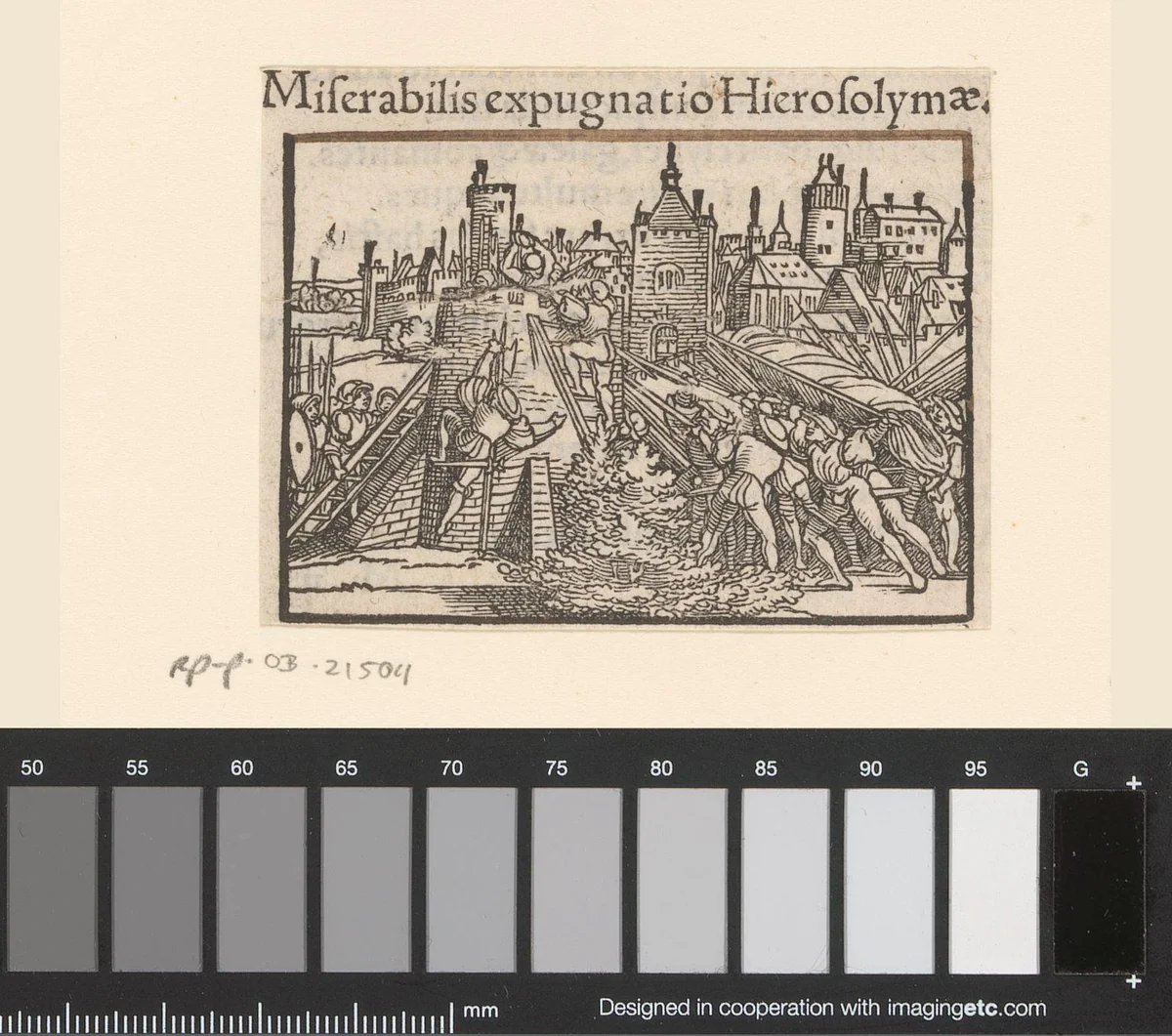 Verovering van Jeruzalem door Antiochus IV Epiphanes by anonymous, print, 1530-1533