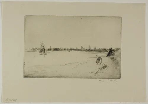 The Outer Harbor of La Rochelle by Gustave Leheutre, print, 1904