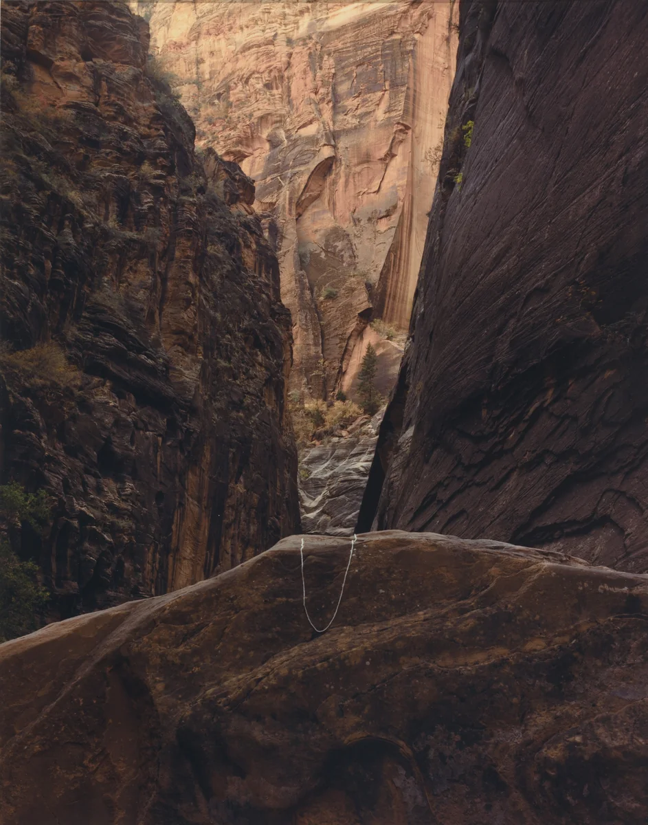 Canyon Point, Zion National Park, Utah by John Pfahl, photograph, 1977