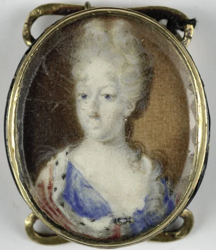Portret van een vrouw by anonymous, painting, 1700-1720