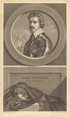 Thomas Wentworth, Comte de Strafford by Charles Simonneau
Sir Anthony van Dyck
Adriaen van der Werff, print, 1697
