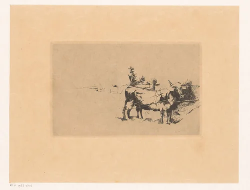 Ossenspan by Wilhelm Leibl, print, 1875-1877