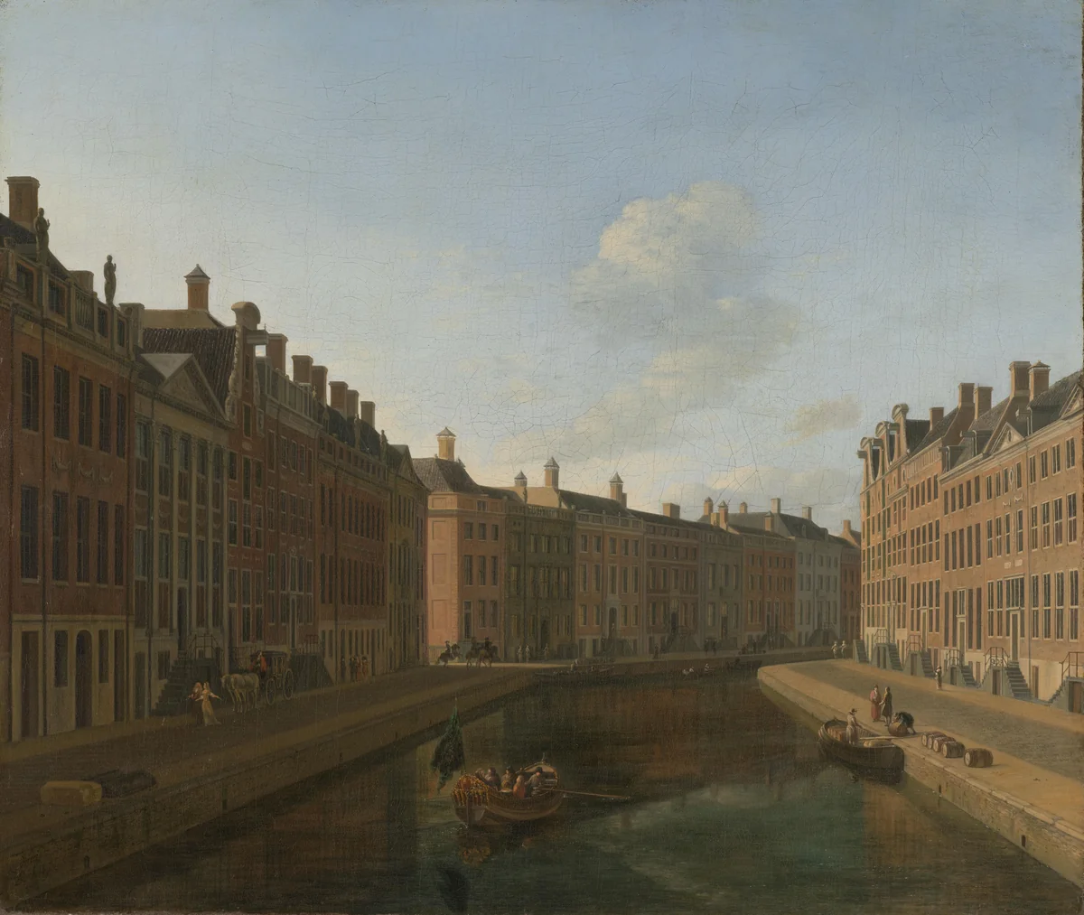 Gezicht op de Gouden Bocht in de Herengracht vanuit het oosten by Gerrit Berckheyde, painting, 1685