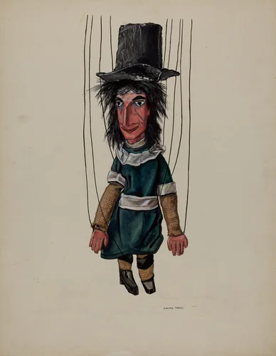 Marionette - Missionary by Dorothy Harris, index of american design, 1937