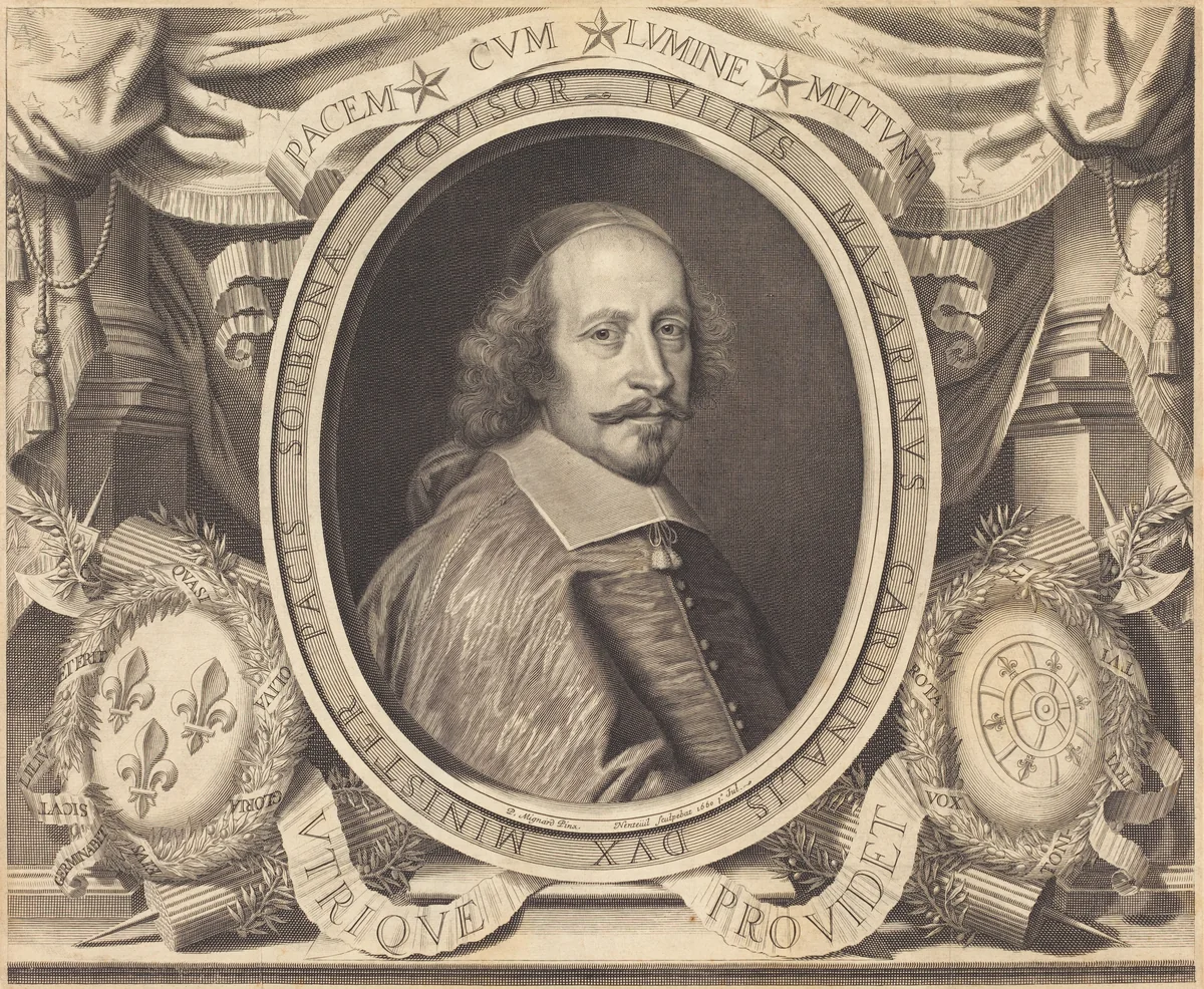 Cardinal Jules Mazarin by Robert Nanteuil
Pierre Mignard I, print, 1660