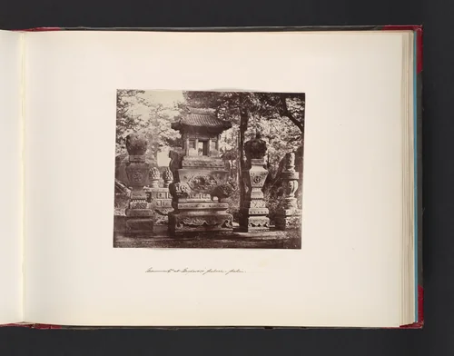 Monuments at Emperor Palace, Pekin by John Thomson, photograph, 1865