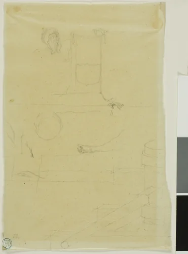 Study for San Francisco by Charles Meryon, drawing, 1855-1856