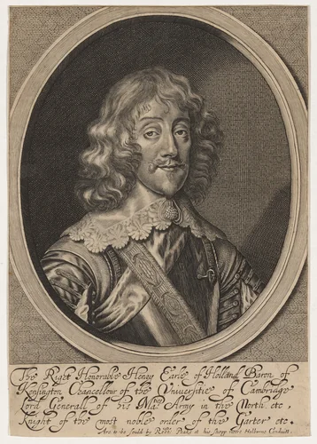 Henry Rich, Earl of Holland, K.G. by William Faithorne, print, 1616-1691