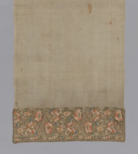 Towel or Napkin by Turkey, textile, 1801-1900