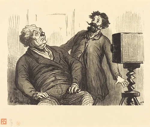 Photographes et photographies by Charles Maurand; Honoré Daumier, portfolio, 1862