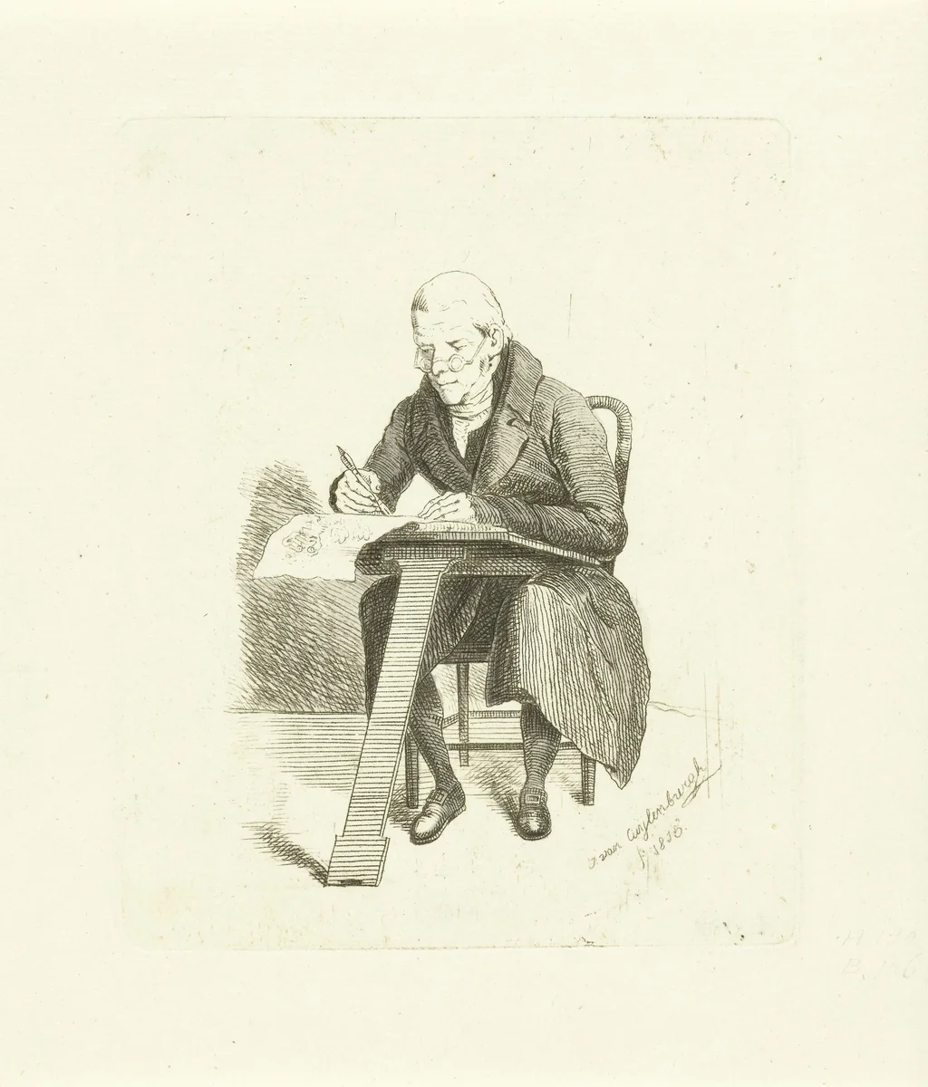 Tekenaar by Johannes van Cuylenburgh, print, 1815