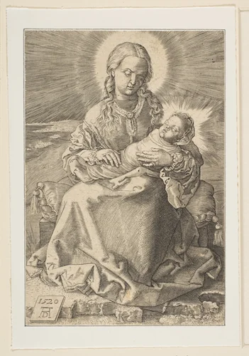 The Virgin with the Swaddled Child (copy) by Albrecht Dürer, print, 1485-1600