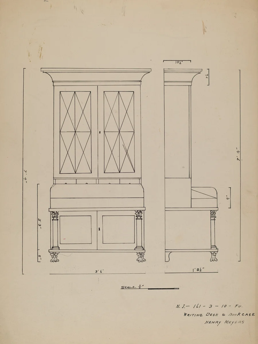 Chest by American 20th Century, index of american design, 1935-1942