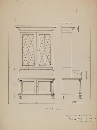 Chest by American 20th Century, index of american design, 1935-1942