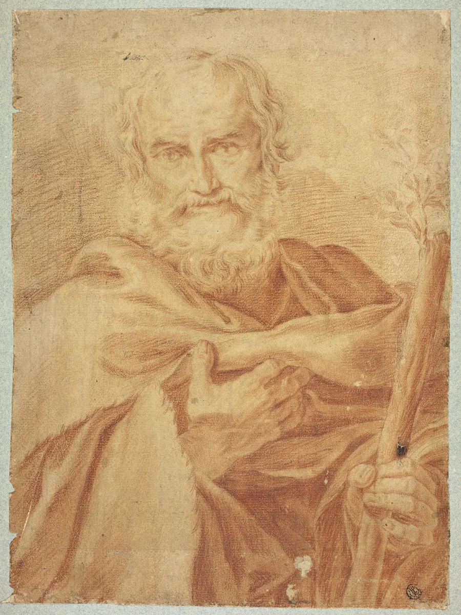 Saint Joseph by Tommaso Conca, drawing, 1750-1850