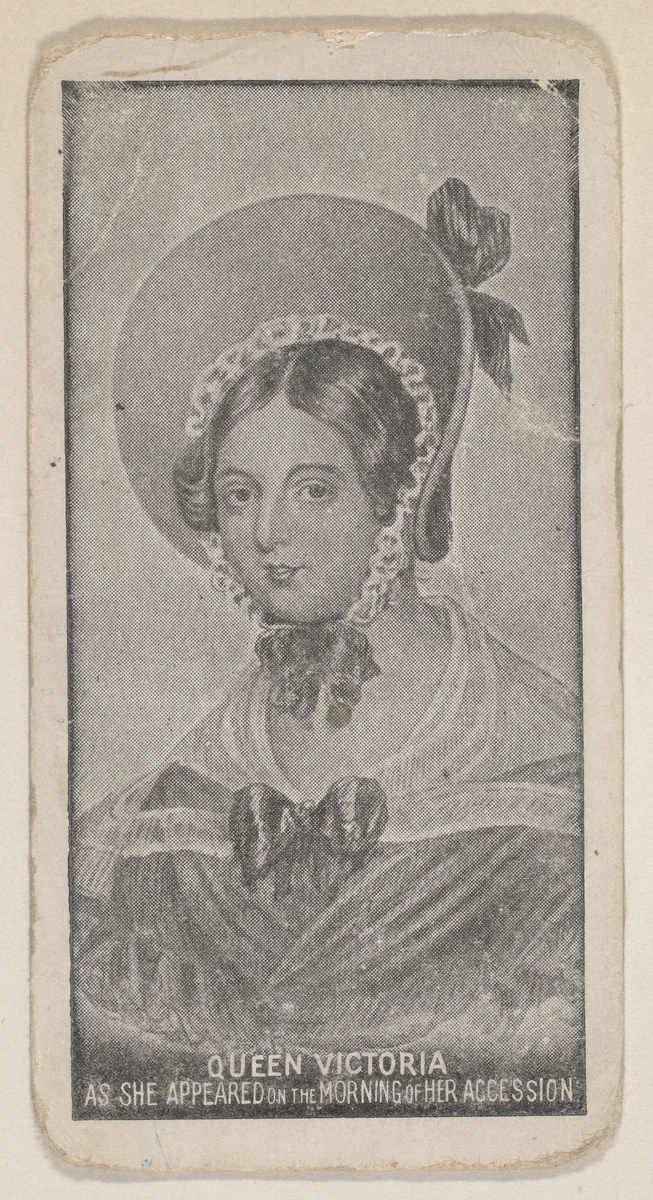 Queen Victoria trade card (W500) by Queen Victoria, print, 1880-1900