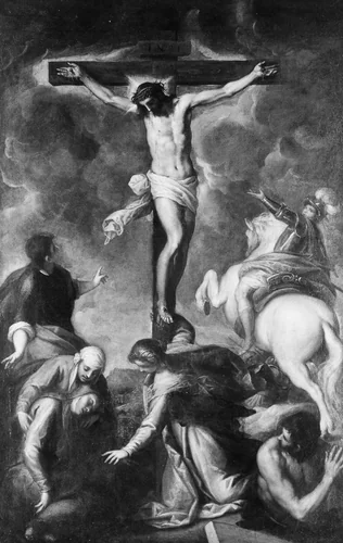 The Crucifixion by Jacopo Palma, painting, 1564-1628