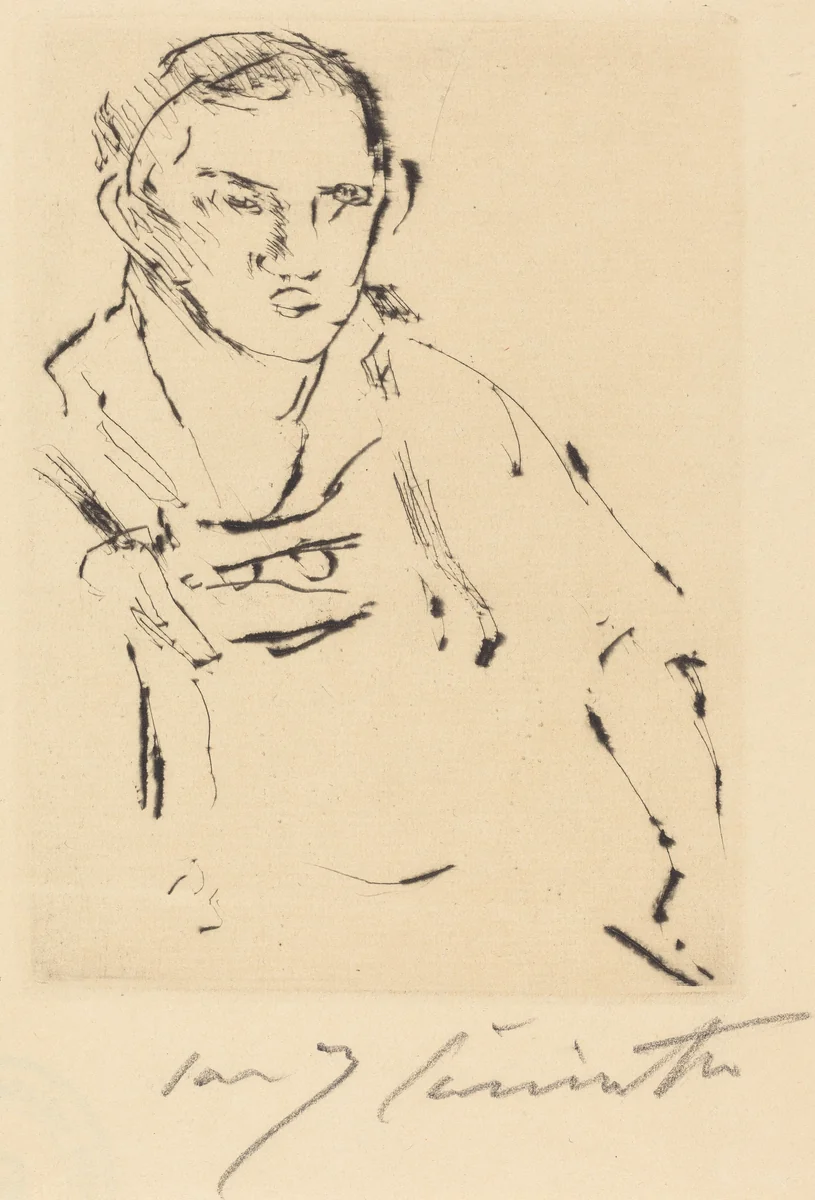 Thomas by Lovis Corinth, print, 1922