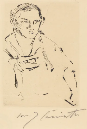 Thomas by Lovis Corinth, print, 1922