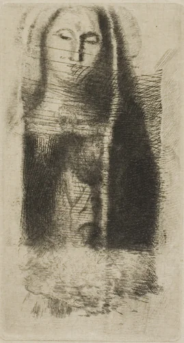 Princess Maleine (The Little Madonna) by Odilon Redon, print, 1892