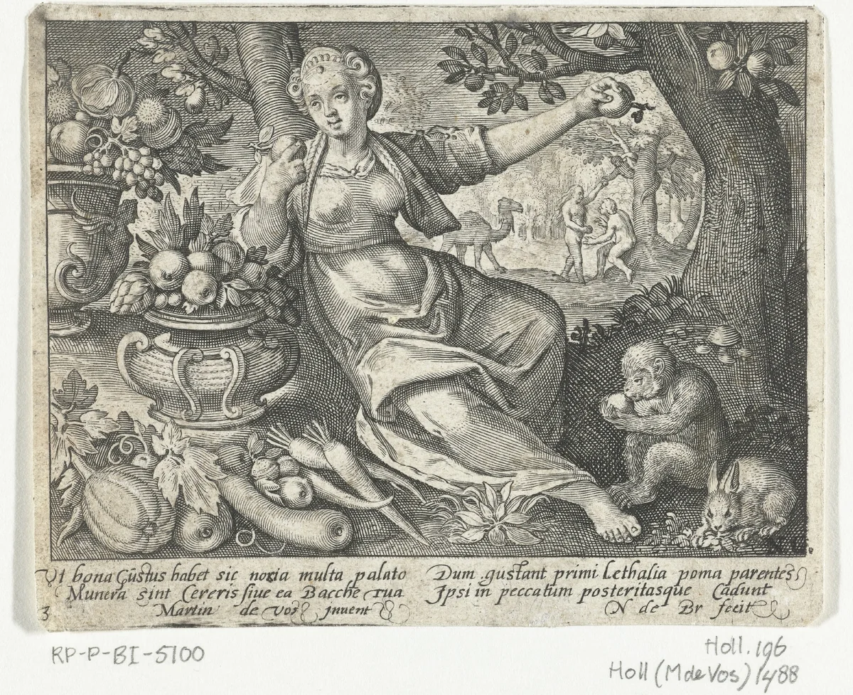 Zintuig Smaak by Unknown, print, 1581-1656