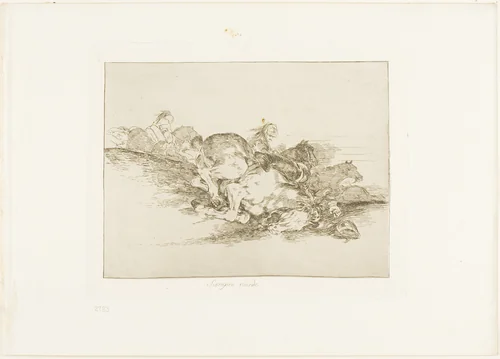 It Always Happens, plate eight from The Disasters of War by Francisco José de Goya, print, 1814-1820