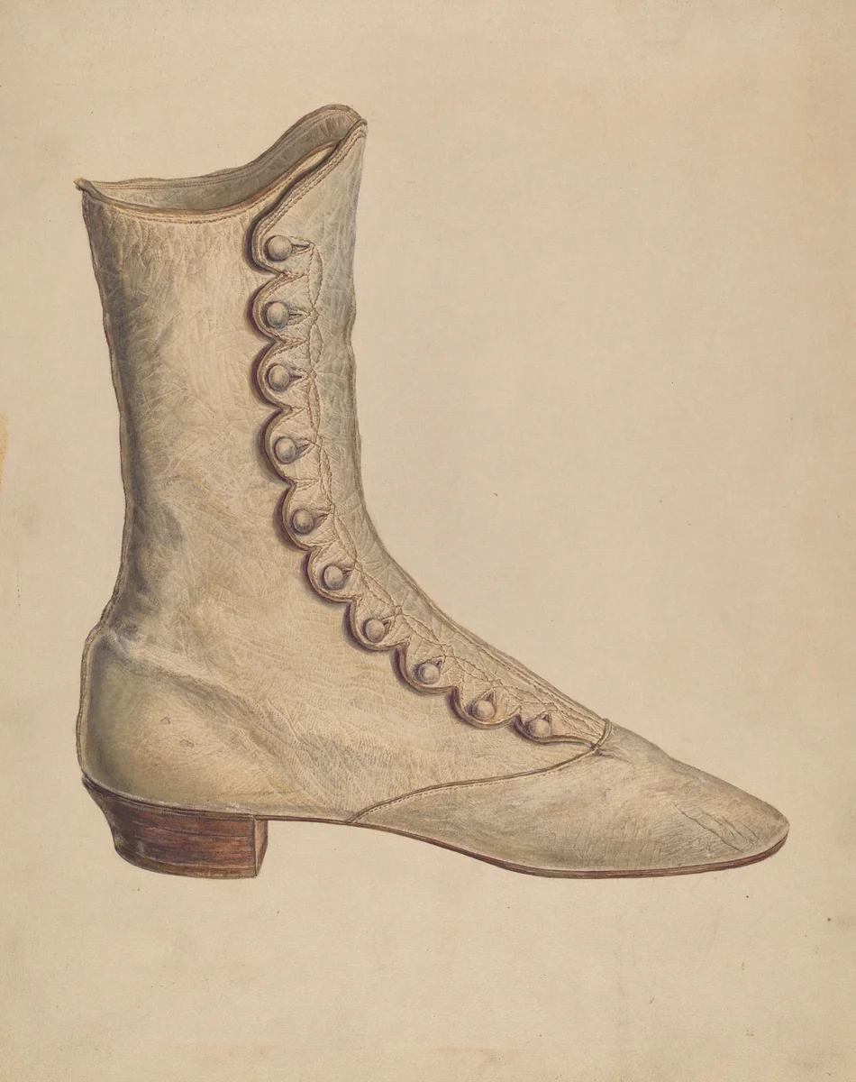 Woman's Shoe by Francis Law Durand, index of american design, 1938