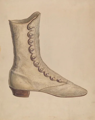 Woman's Shoe by Francis Law Durand, index of american design, 1938
