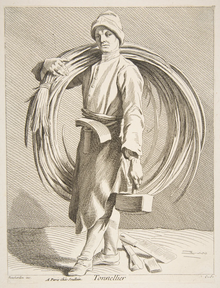 Cooper by Anne Claude Philippe de Tubières, print, 1742