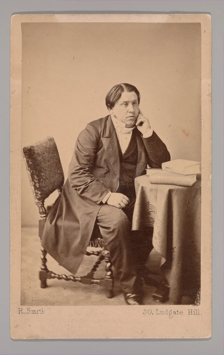 [Rev. Spirson?] by Richard Smith, photograph, 1860-1869