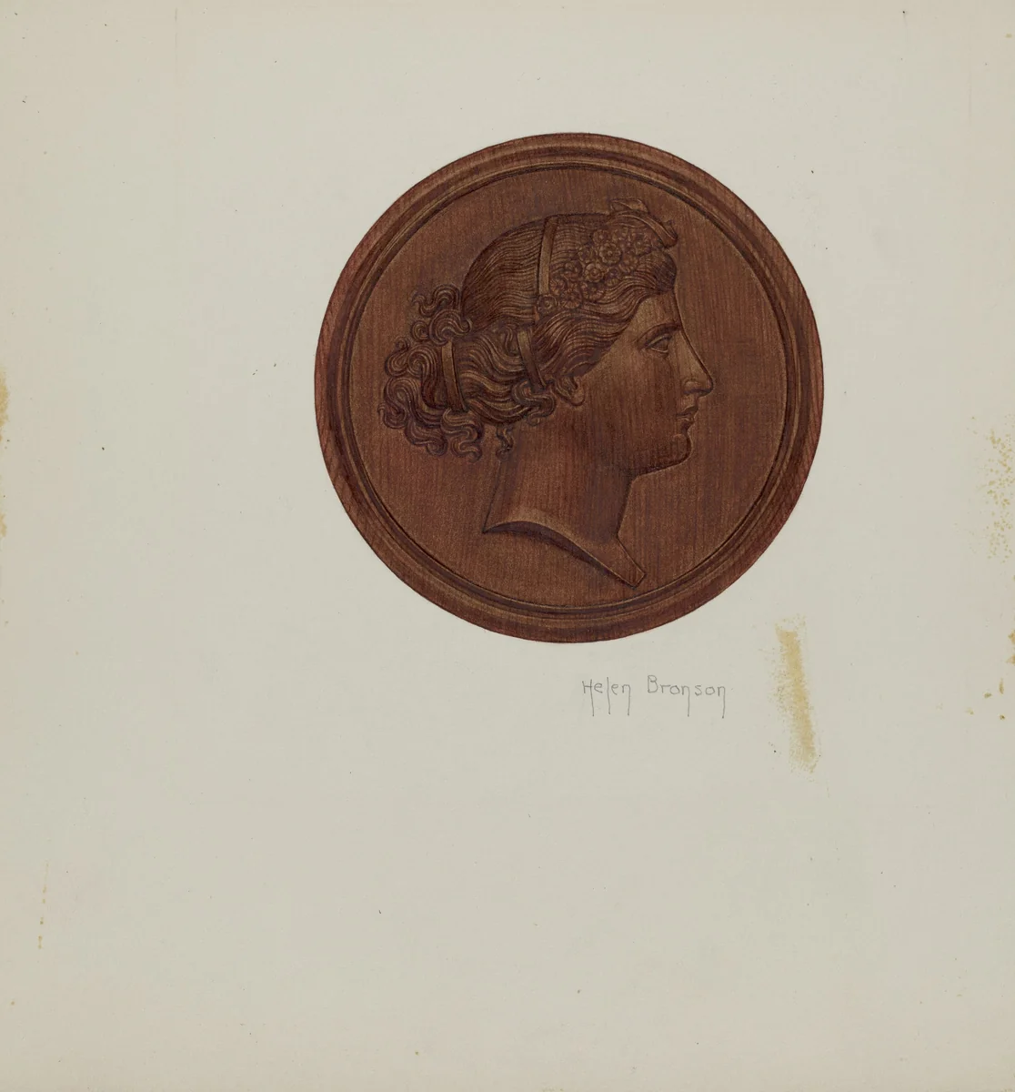 Tie-back by Helen Bronson, index of american design, 1938