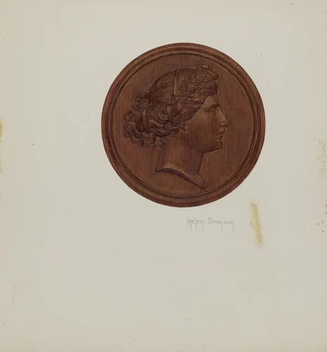 Tie-back by Helen Bronson, index of american design, 1938