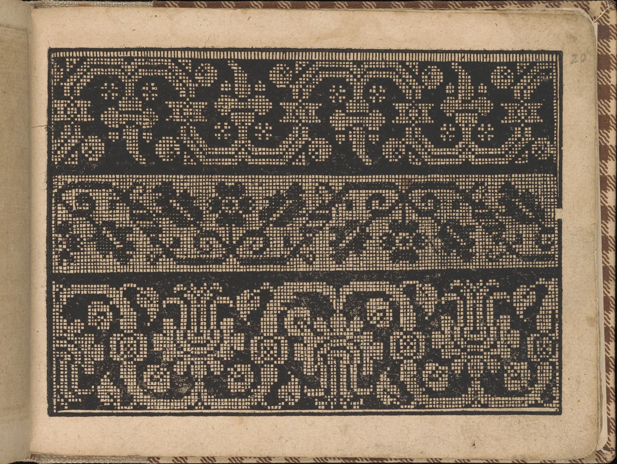 New Künstlichs Modelbuch (Page 20 recto) by Bernhard Jobin, book, 1600